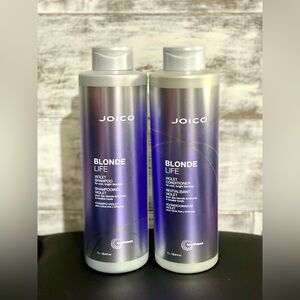 Joico Blonde Life Violet Shampoo Conditioner Liter Duo Set
